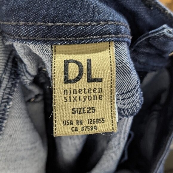 Dl1961 | Nina High Rise Skinny In Milan Blue - Picture 7 of 8